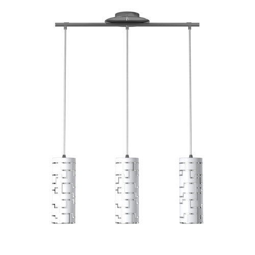 Wade Logan® Holmquist 3 Light Kitchen Island Linear Pendant & Reviews